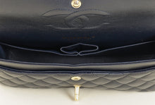Chanel Indigo Blue CC Classic Double Flap Medium Bag