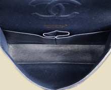 Chanel Indigo Blue CC Classic Double Flap Medium Bag