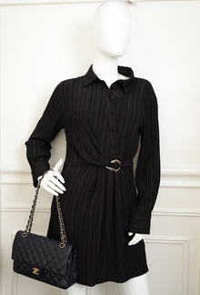 Chanel Indigo Blue CC Classic Double Flap Medium Bag