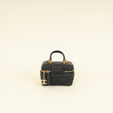 Chanel Black CC Micro Vanity Case with Chain Bag