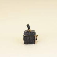 Chanel Black CC Micro Vanity Case with Chain Bag