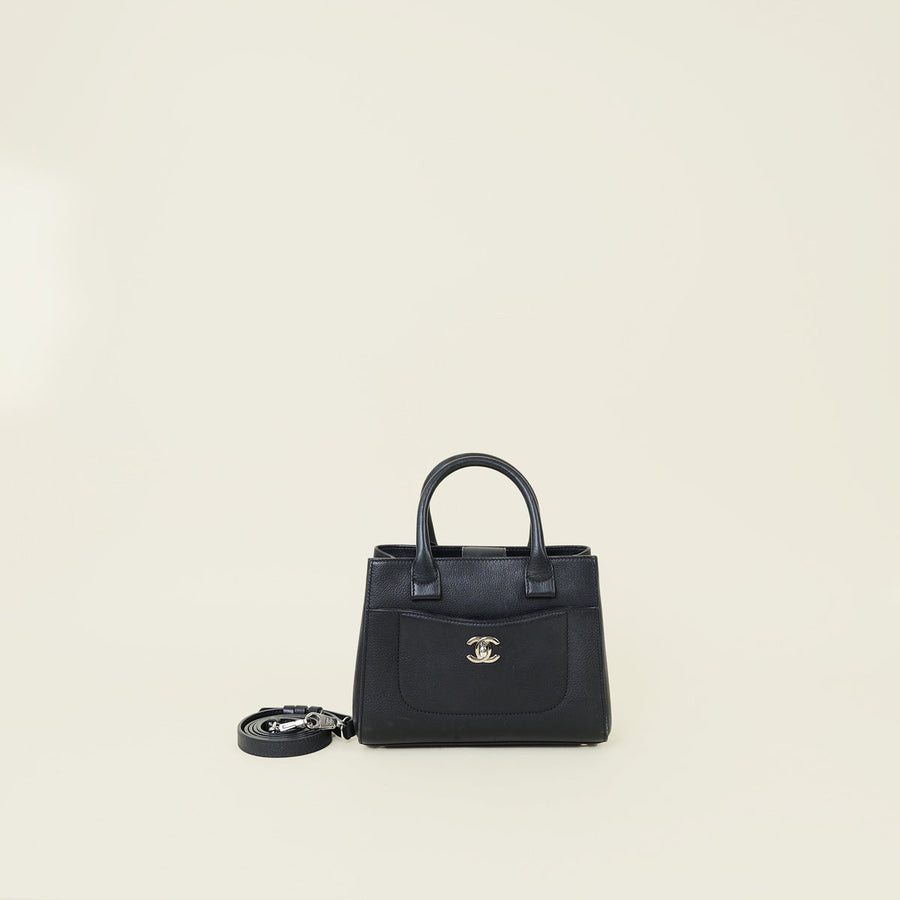 Chanel Black Mini Neo Executive Shopper Tote Bag