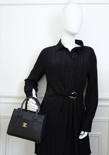 Chanel Black Mini Neo Executive Shopper Tote Bag