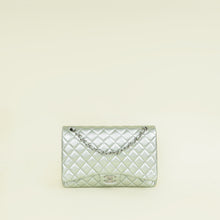 Chanel Metallic Light Mint CC Classic Double Flap Maxi Bag