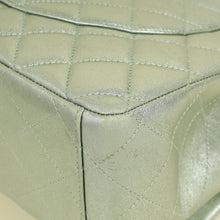 Chanel Metallic Light Mint CC Classic Double Flap Maxi Bag