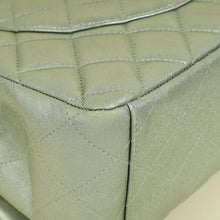 Chanel Metallic Light Mint CC Classic Double Flap Maxi Bag
