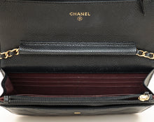 Chanel Black CC Classic Wallet On Chain