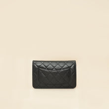 Chanel Black CC Classic Wallet On Chain