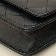 Chanel Black CC Classic Wallet On Chain