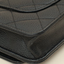 Chanel Black CC Classic Wallet On Chain