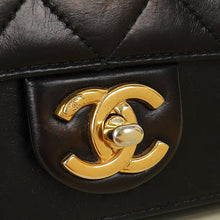 Chanel Black CC Straight Line Flap Small Bag