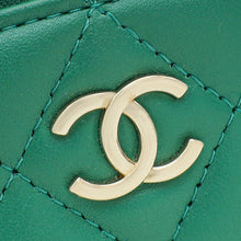Chanel Green Mini Vanity Chain Bag