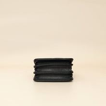 Chanel Black CC Quilted Top Handle Flap Clutch W/ Chain