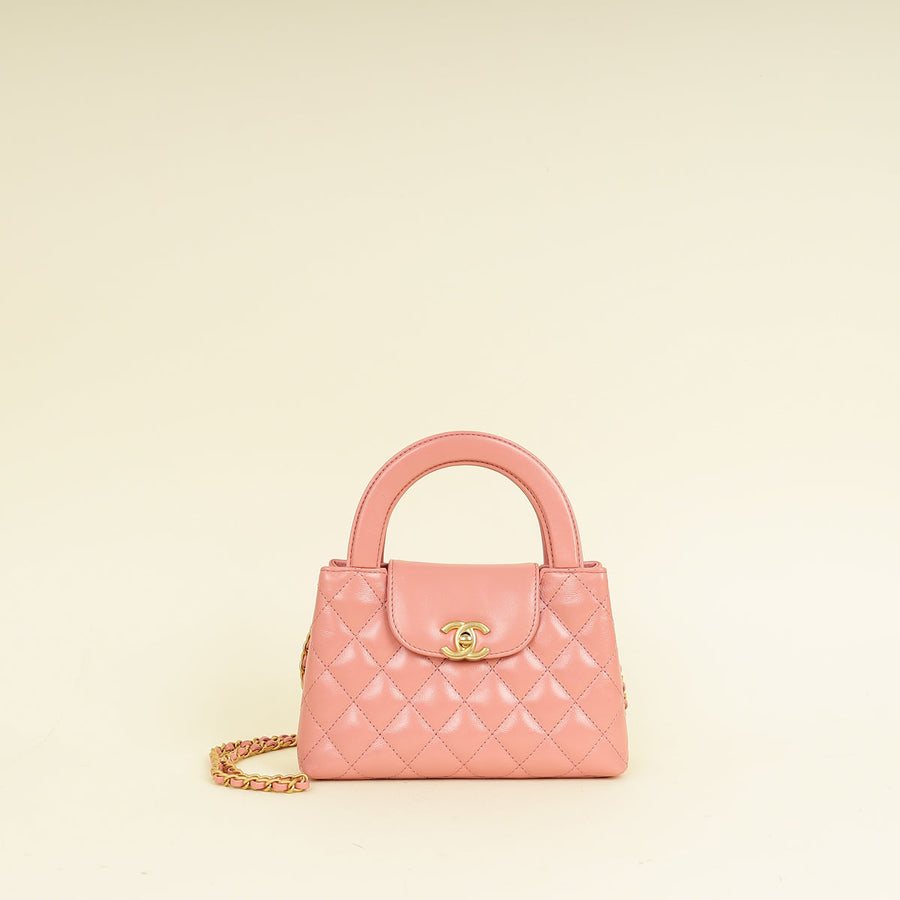 Chanel Coral Pink Mini Kelly Bag