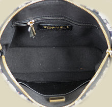 Chanel Multicolor Wool Tweed Chain Top Handle Bag