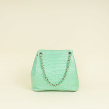 Chanel Vert Matte Alligator Petite Bucket Bag