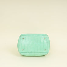 Chanel Vert Matte Alligator Petite Bucket Bag