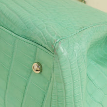 Chanel Vert Matte Alligator Petite Bucket Bag