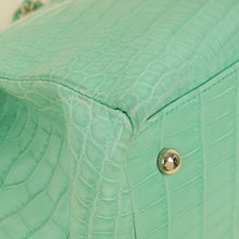Chanel Vert Matte Alligator Petite Bucket Bag