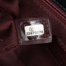 Chanel Black Chevron Surpique Flap Small Bag