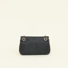 Chanel Black Chevron Surpique Flap Small Bag