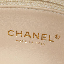 Chanel Light Beige CC Chevron Medal Flap Clutch