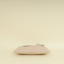 Chanel Beige Pink Logo Night By The C Pouch Clutch