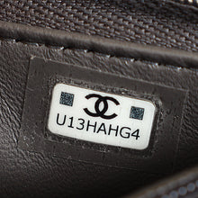 Chanel Grey CC Top Handle Flap Phone Holder With Chain