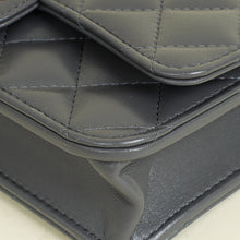 Chanel Grey CC Top Handle Flap Phone Holder With Chain