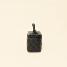 Chanel Black CC Top Handle Vanity Small Case