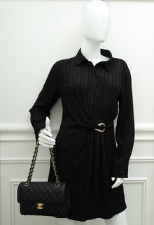 Chanel Black CC Classic Double Flap Small Bag