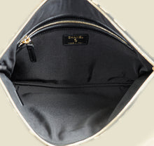 Chanel Bicolor Graffiti 2.55 Large Crocodile Reissue Cosmetic Case