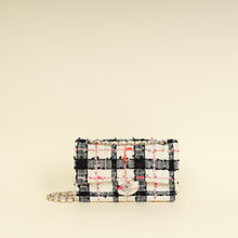 Chanel Bicolor CC Classic Double Flap Tweed Medium Bag