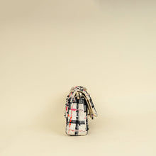 Chanel Bicolor CC Classic Double Flap Tweed Medium Bag