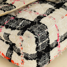 Chanel Bicolor CC Classic Double Flap Tweed Medium Bag