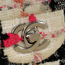 Chanel Bicolor CC Classic Double Flap Tweed Medium Bag