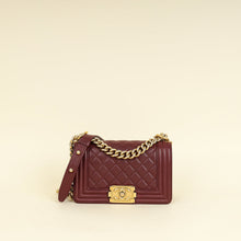 Chanel Burgundy Le Boy Small Flap Bag