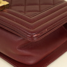Chanel Burgundy Le Boy Small Flap Bag