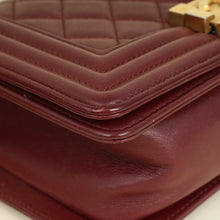 Chanel Burgundy Le Boy Small Flap Bag