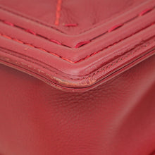 Chanel Red New Medium  Double Stitch Boy