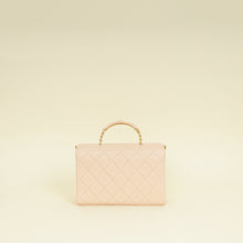 Chanel Light Peach CC Carry Me Top Handle Flap Bag