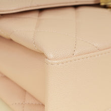 Chanel Light Peach CC Carry Me Top Handle Flap Bag