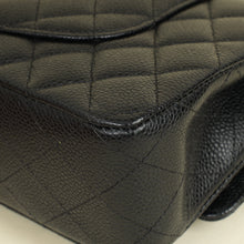 Chanel Black CC 11.12 Classic Double Flap Medium Bag