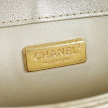 Chanel Multicolor CC Full Flap Python Top Handle Bag