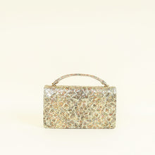 Chanel Multicolor CC Full Flap Python Top Handle Bag