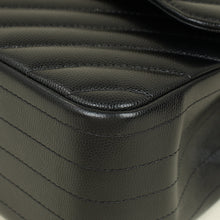 Chanel Black Chevron Classic Double Flap Jumbo Bag