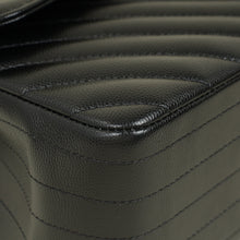 Chanel Black Chevron Classic Double Flap Jumbo Bag