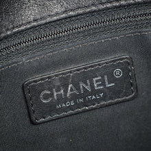 Chanel Black CC Rock in Rome Flap Bag