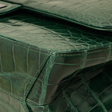 Chanel Forest Green Crocodile 2.55 Reissue Double Flap 227 Bag