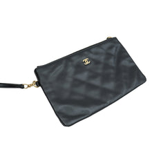 Chanel Black 22 Small Shiny Hobo Bag
